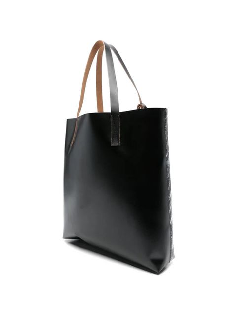 Marni logo-print tote bag - Black - zdjęcie produktu nr 2