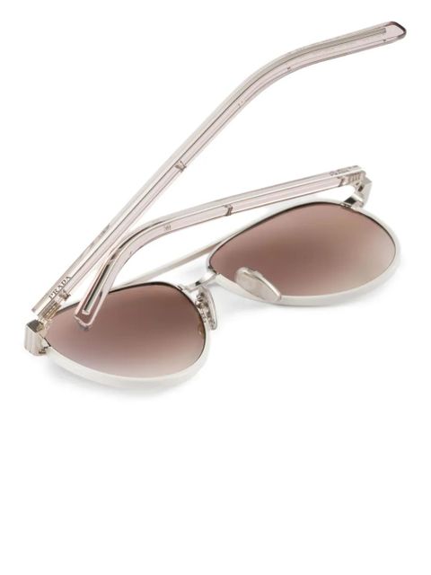 Prada Eyewear aviator-frame sunglasses - White
