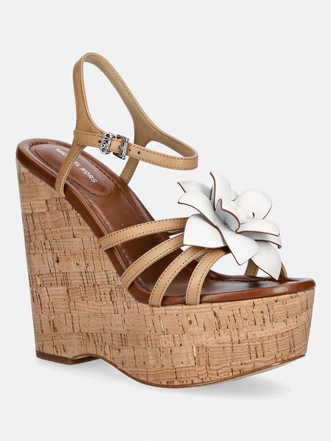 MICHAEL Michael Kors sandały skórzane Jacie Wedge - zdjęcie produktu nr 2