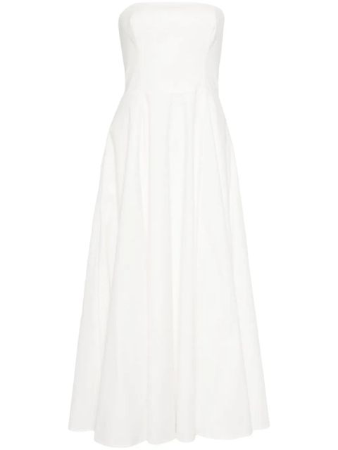 Reformation Astoria strapless midi dress - White - zdjęcie produktu nr 1