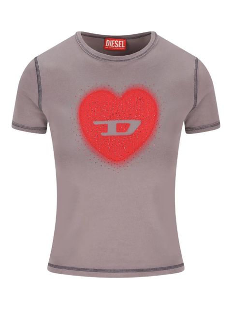 Diesel logo-print short-sleeve T-shirt - Grey - zdjęcie produktu nr 1