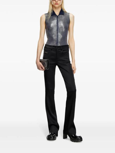 Diesel P-Ebbey mid-rise flared trousers - Black - zdjęcie produktu nr 2