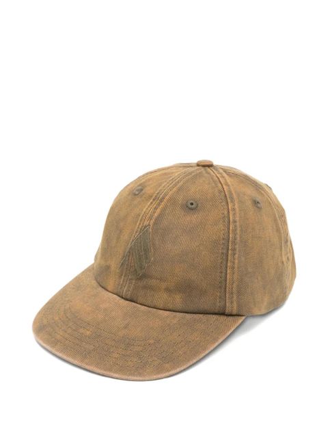 The Attico logo-embroidered baseball cap - Brown - zdjęcie produktu nr 1