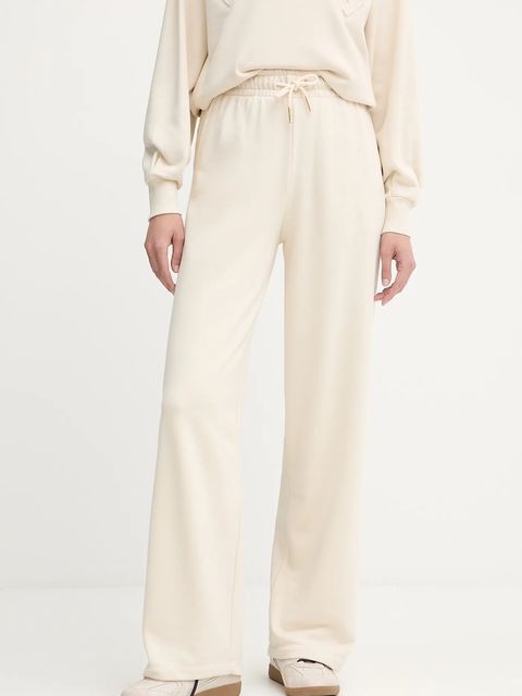 Silvian Heach spodnie dresowe MOUJANE kolor beżowy gładkie GPA25050PA - zdjęcie produktu nr 1