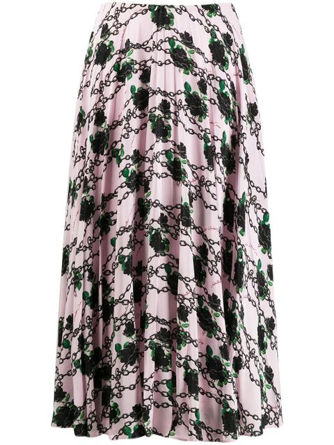 Valentino Garavani x Undercover silk pleated skirt - Pink - zdjęcie produktu nr 1