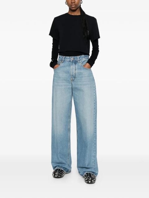 AGOLDE Romily layered T-shirt - Blue - zdjęcie produktu nr 2