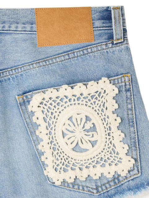 Alanui Island’s Diary denim shorts - Blue