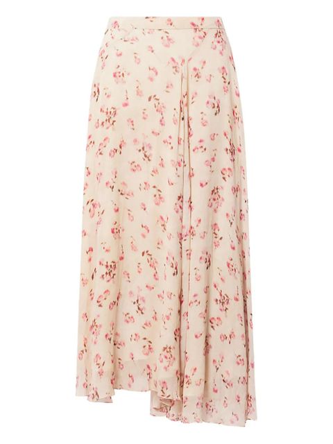 MARANT ÉTOILE Lycia floral-pattern midi skirt - Neutrals - zdjęcie produktu nr 1