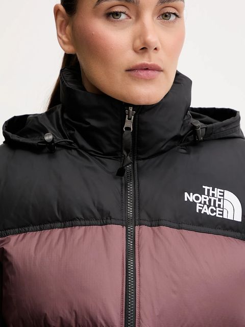 The North Face bezrękawnik puchowy 1996 Retro Nuptse kolor bordowy zimowy NF0A3XEPCAI1
