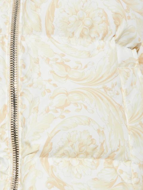 Versace hooded zip-fastening jacket - Neutrals