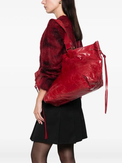 ISABEL MARANT Wardy top-handle tote bag - Red - zdjęcie produktu nr 2