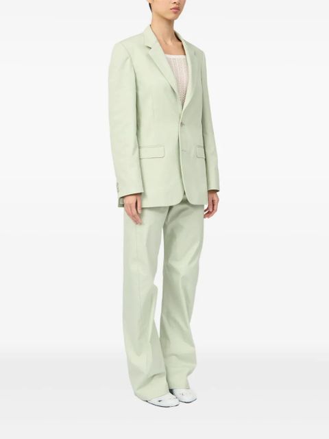 MM6 Maison Margiela single-breasted blazer - Green