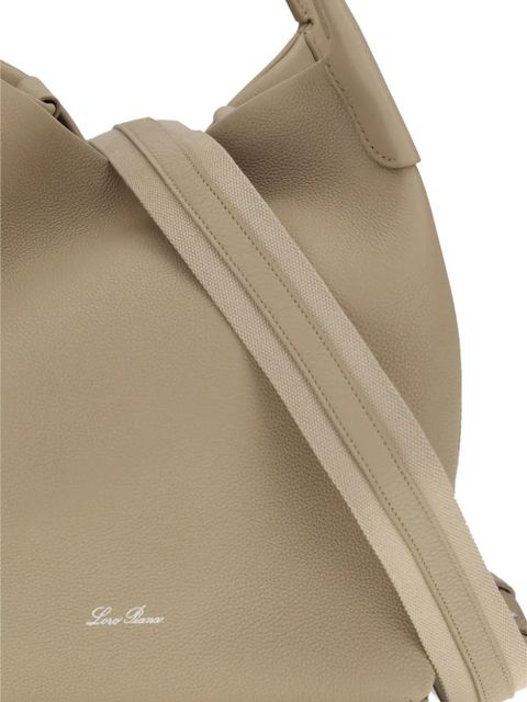 Loro Piana large Bale leather tote bag - Neutrals