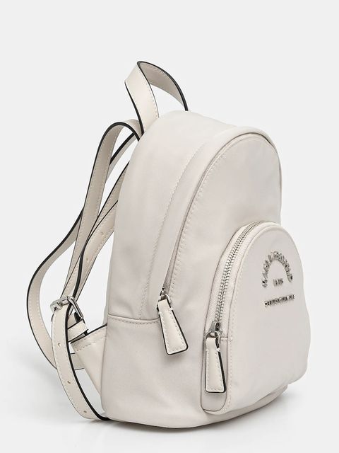 Karl Lagerfeld plecak damski kolor beżowy mały gładki A2W30081