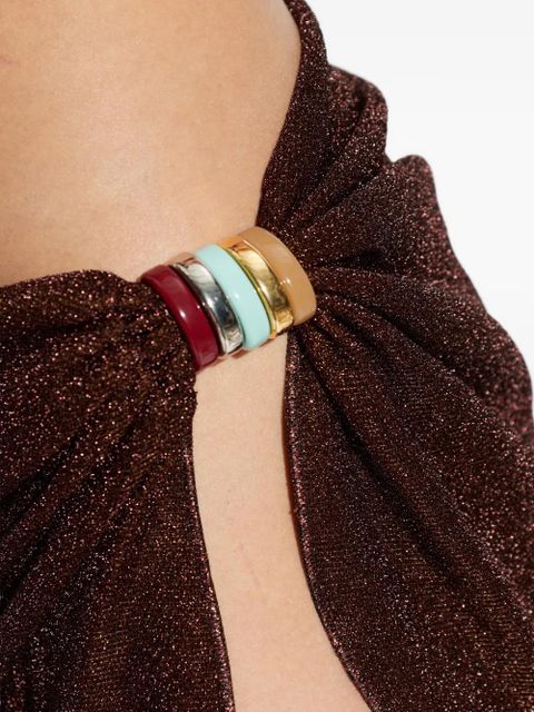 Oséree draped embellished skirt - Brown - zdjęcie produktu nr 2