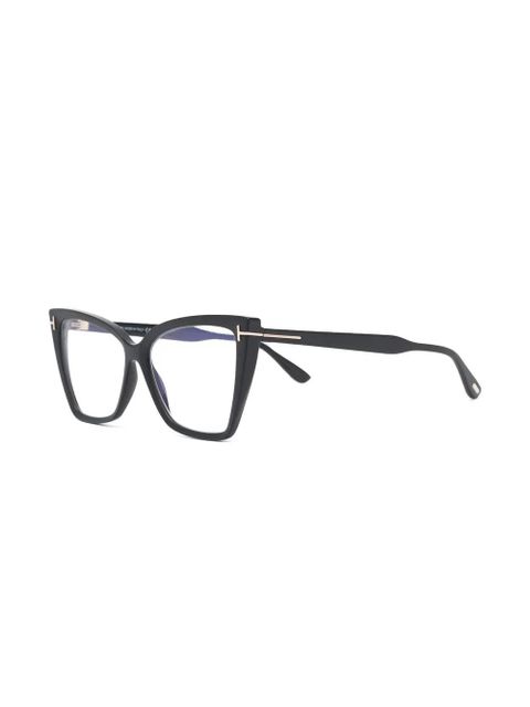TOM FORD Eyewear geometric-frame glasses - Black - zdjęcie produktu nr 2