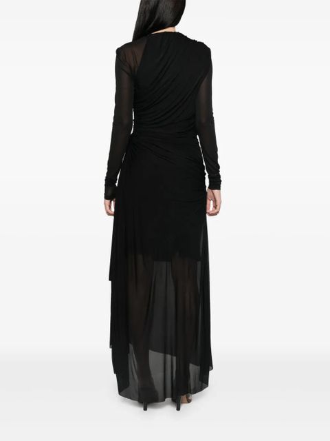 ZIMMERMANN Illustration Gathered midi dress - Black