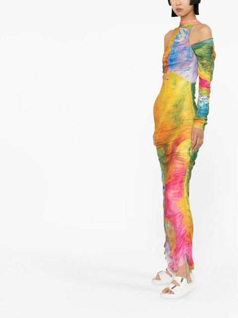 ALEMAIS Irving mesh dress - Green