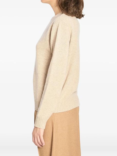 Max Mara crew-neck cashmere sweater - Neutrals