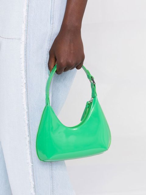BY FAR Amber mini leather shoulder bag - Green - zdjęcie produktu nr 2