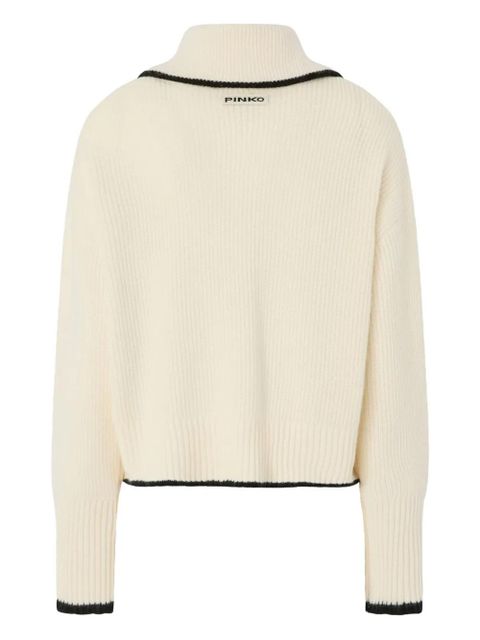 PINKO Folegandros half-zip sweater - Neutrals - zdjęcie produktu nr 2
