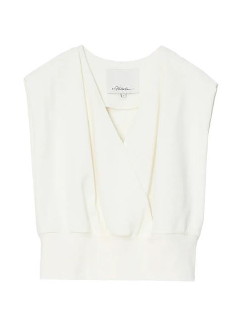 3.1 Phillip Lim V-neck sleeveless top - Neutrals - zdjęcie produktu nr 1