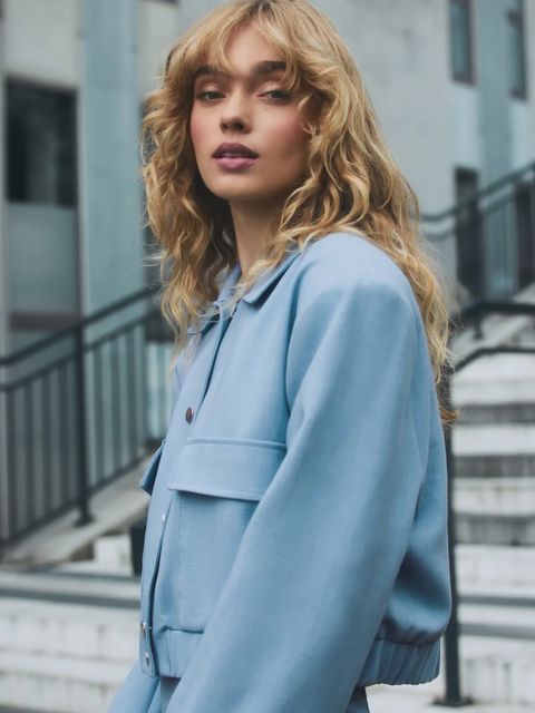 Answear.LAB kurtka kolor niebieski przejściowa - zdjęcie produktu nr 1