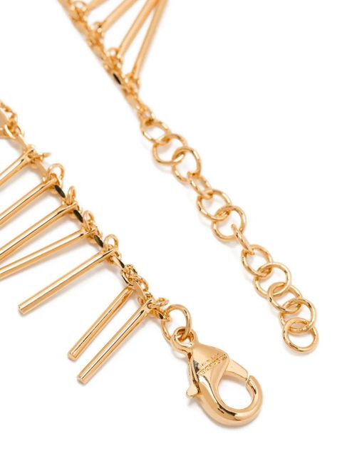 Jil Sander needle-detail necklace - Gold