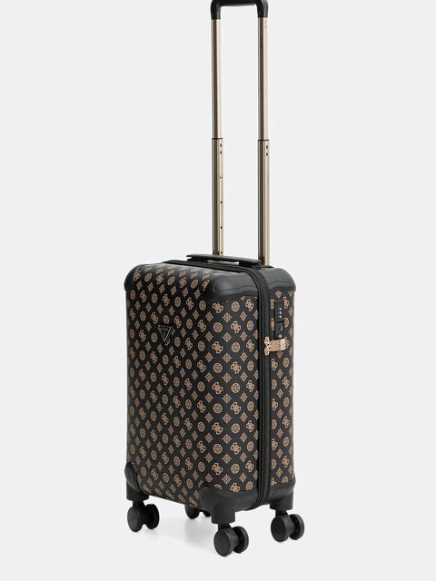 Guess walizka kolor brązowy TWHP74 52983