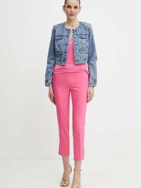 Morgan kurtka jeansowa VCHARME kolor niebieski przejściowa VCHARME