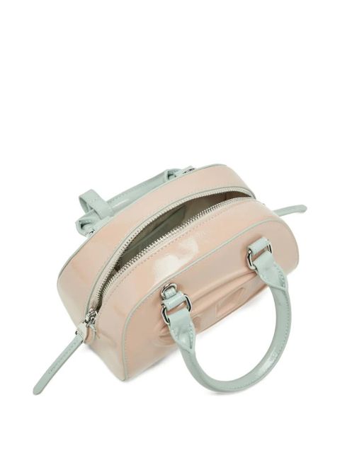 Diesel 1DR Dome embossed logo crossbody bag - Neutrals - zdjęcie produktu nr 2