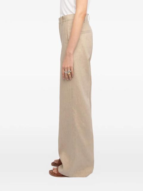 Zadig&Voltaire Panol pinstripe trousers - Neutrals