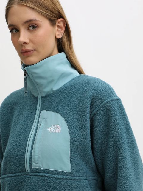 The North Face bluza Yumiori Off damska kolor zielony gładka NF0A8EV0E311