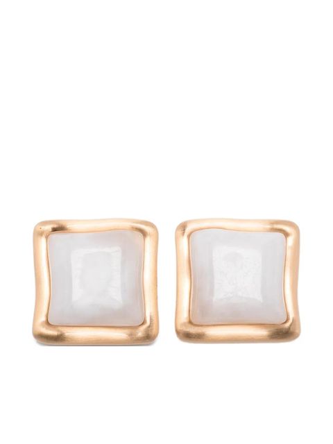Cult Gaia square suni earrings - White - zdjęcie produktu nr 1