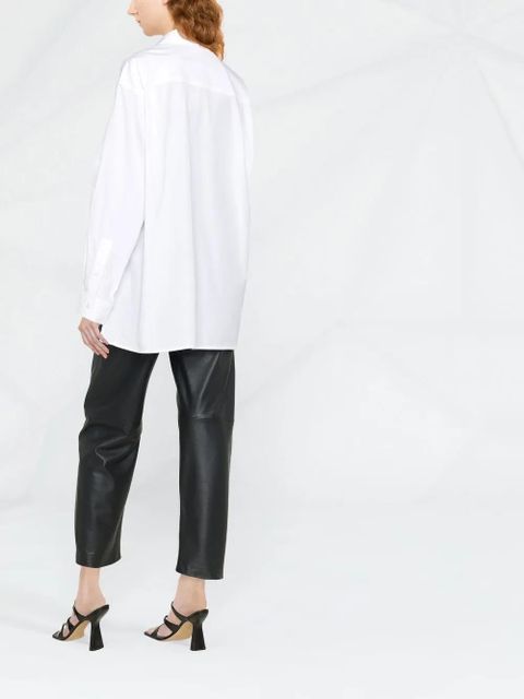 Diesel C-Bruce-B logo-embroidered shirt - White