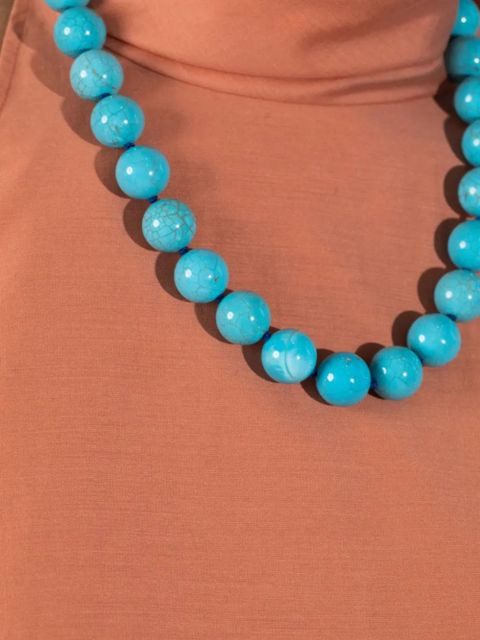 Jennifer Behr Louisa beaded necklace - Blue - zdjęcie produktu nr 2