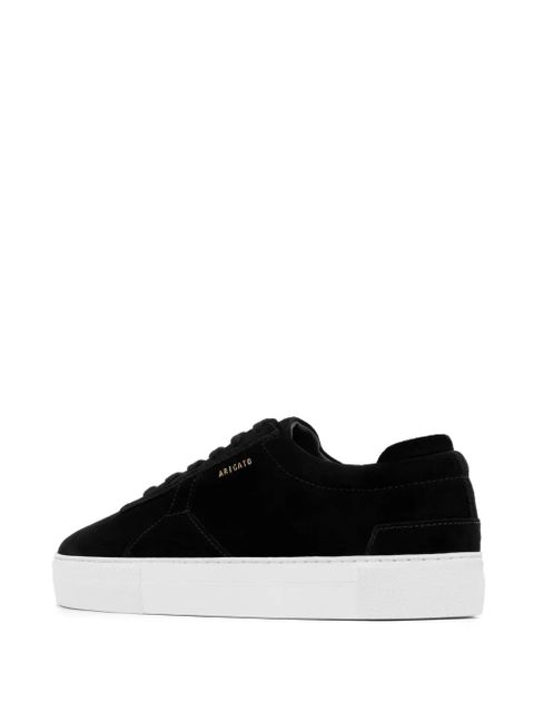 Axel Arigato logo-print suede platform sneakers - Black