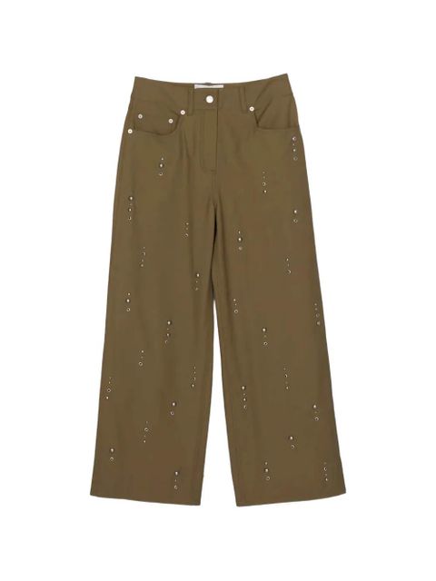 3.1 Phillip Lim studded trousers - Green - zdjęcie produktu nr 1