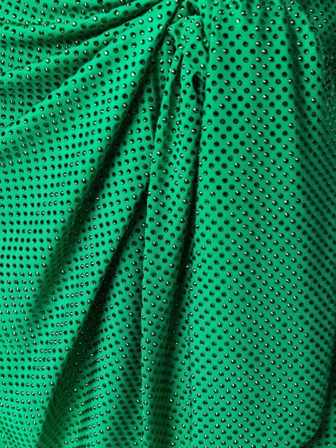 Balmain polka-dot ruched midi skirt - Green - zdjęcie produktu nr 2