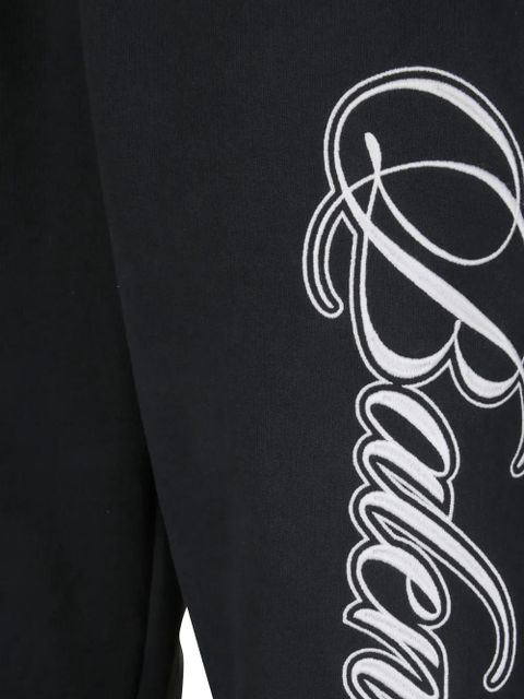 Balenciaga logo-printed track pants - Black