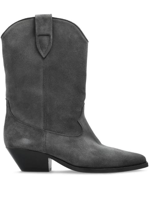 ISABEL MARANT 40mm Duerto suede ankle boots - Grey - zdjęcie produktu nr 1