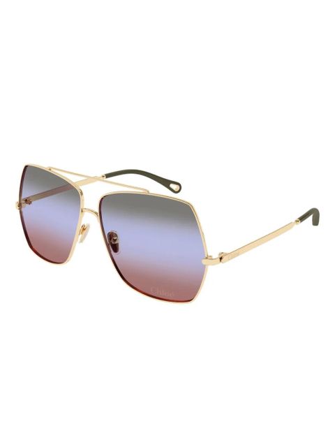 Chloé Eyewear Aly sunglasses - Gold - zdjęcie produktu nr 2