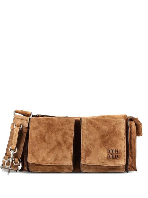 Miu Miu Utilitaire shoulder bag - Brown - zdjęcie produktu nr 1