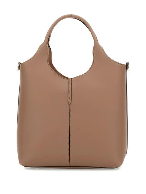 Tod's removable-strap hook leather shoulder bag - Neutrals - zdjęcie produktu nr 2