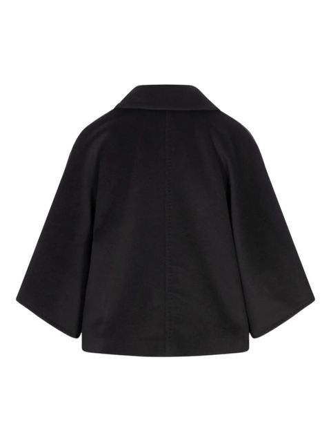 Max Mara double-breasted short coat - Black - zdjęcie produktu nr 2