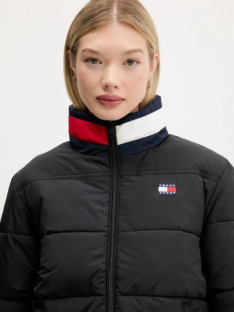 Tommy Jeans kurtka kolor czarny zimowa DW0DW21621