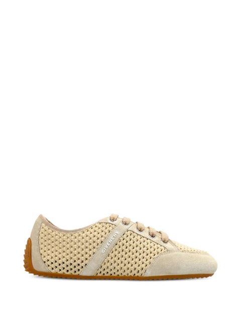 Givenchy perforated lace-up sneakers - Neutrals - zdjęcie produktu nr 1