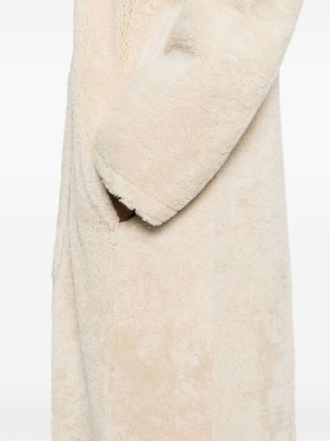 TOTEME shearling coat - Neutrals