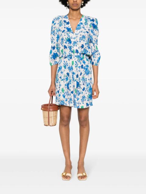 Zadig&Voltaire Ruz floral-print midi dress - Neutrals