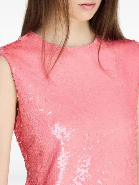 JW Anderson sequinned mini dress - Pink